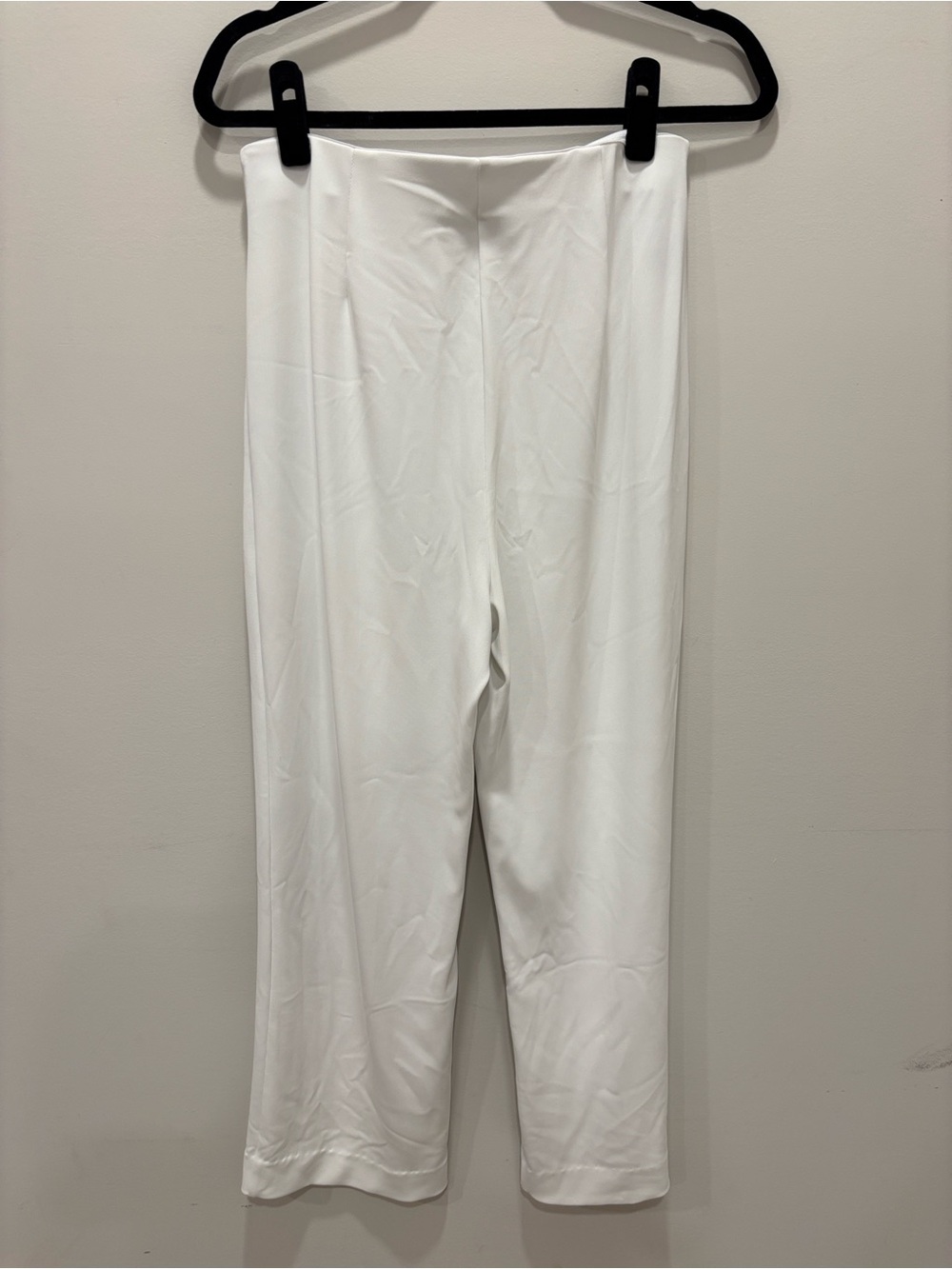 Boston Proper White Trousers Pants S/M Stretch Career Workwear Classic - Picture 2 of 3